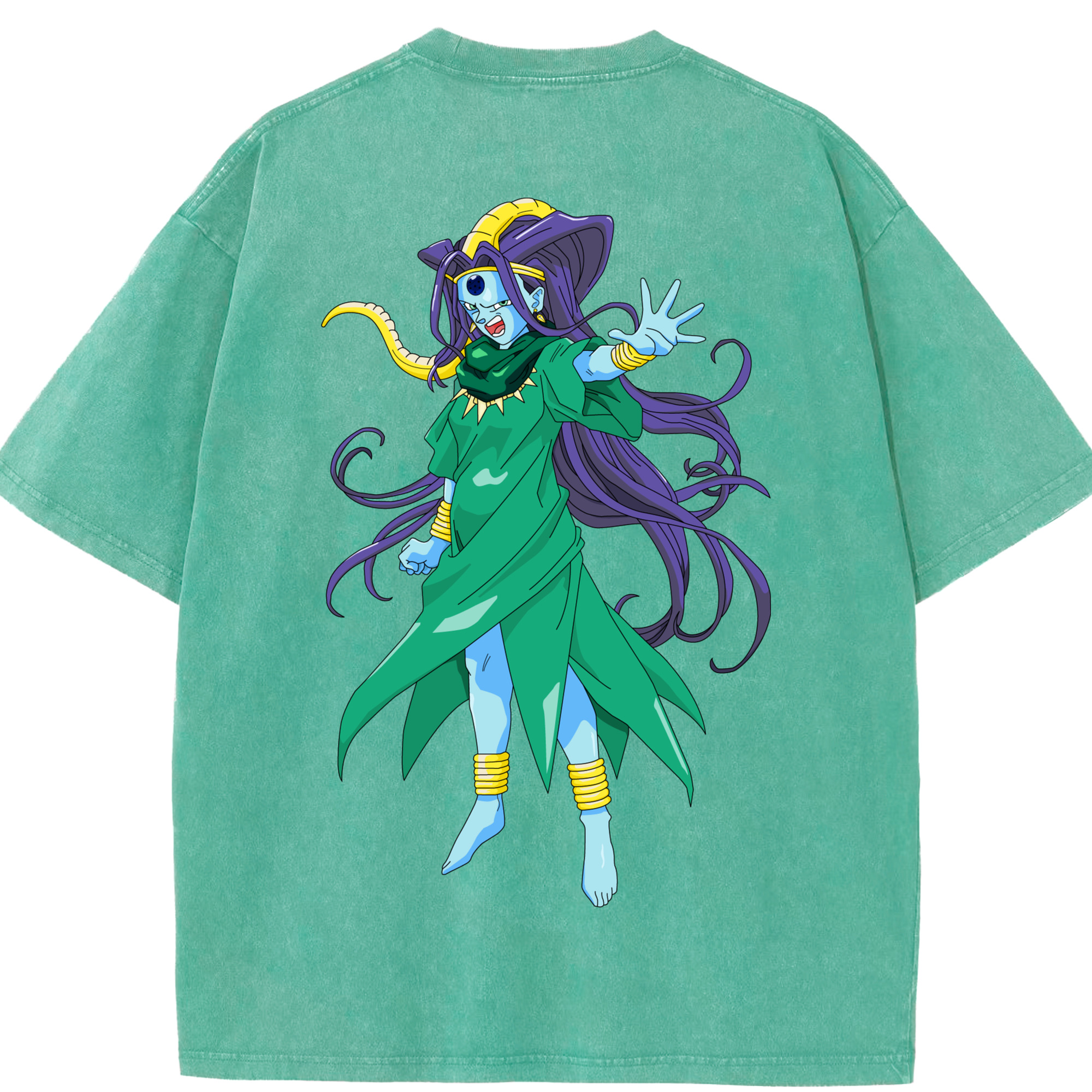 （画像用） ドラゴンボール DRAGON BALL 綿100% ヴィンテージ風 半袖Tシャツ（背面プリント）